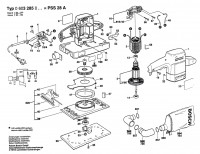 Bosch 0 603 285 003 Pss 28 A Orbital Sander 230 V / Eu Spare Parts